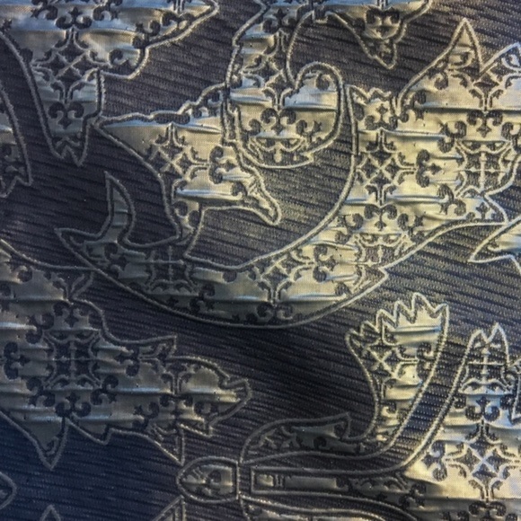 H&M skirt, blue and silver mini shimmer shine - Picture 2 of 4